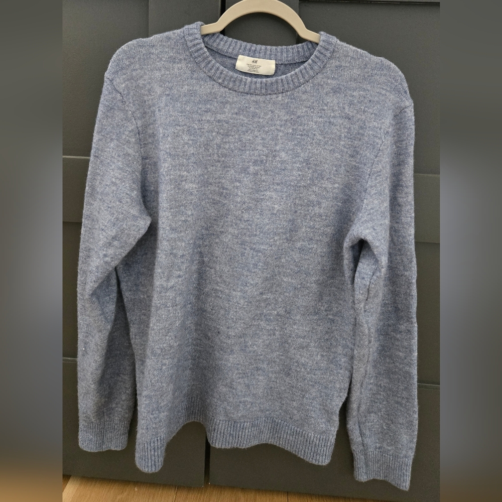 H&M Boys Marled Blue Sweater